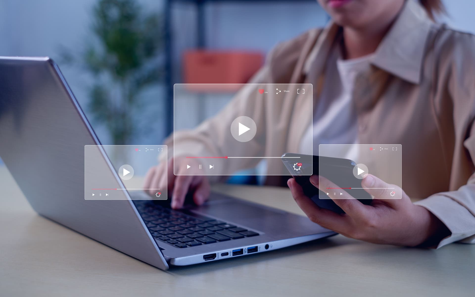 videos being uploaded
